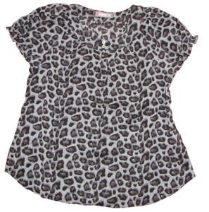 XGirlz T-shirt m. leopard mønster