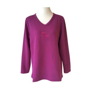 Lilla Handberg bluse m. V-hals