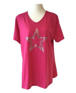 Cherry pink T-shirt - Handberg
