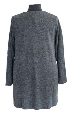 Grå lang Gozzip Cardigan