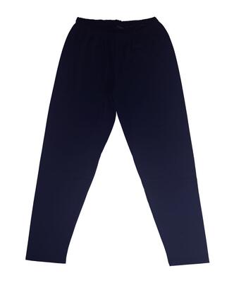 Mørkeblå bukser løs model m. stretch - Handberg
