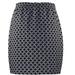 Sort mønstret nederdel - Gozzip