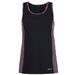 Studio Gym fitness top - sort m. kontrast