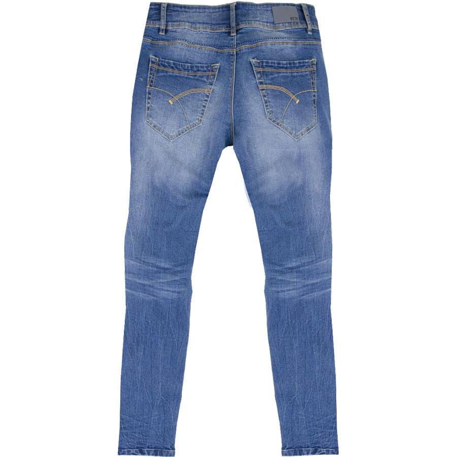 sædvanligt vælge bruger Veto let vaskede blå jeans - Regular fit